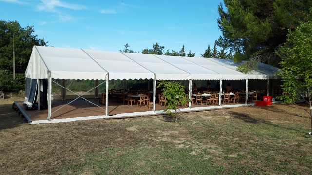 Tente de réception PRO 10x12m, 10x15m, 10x18m, 10x21m